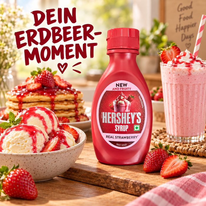 Hershey’s Erdbeersirup – Strawberry Flavor, 180 g