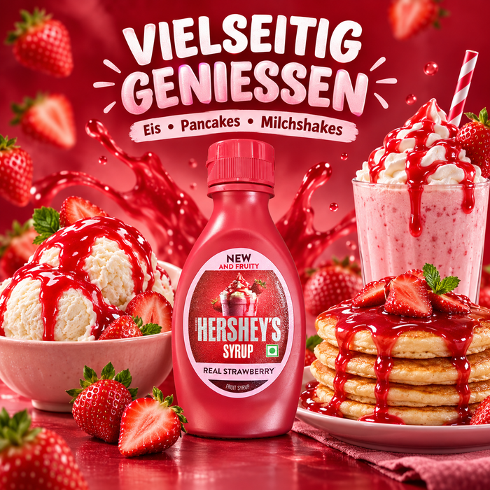 Hershey’s Erdbeersirup – Strawberry Flavor, 180 g