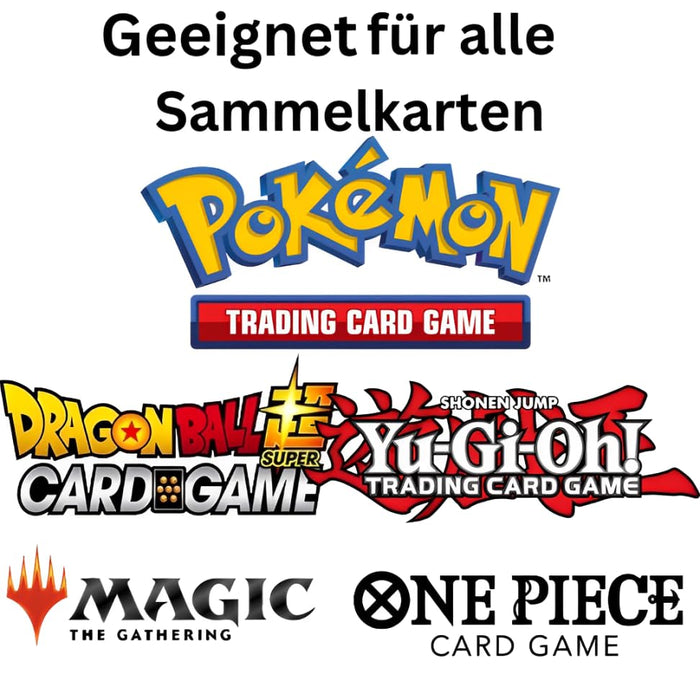 10x100 Ultra Pro Soft Sleeves - insgesamt 1000 UP Pro Hüllen - Geeignet für alle Sammelkartenspiele + Heartforcards® Versandschutz