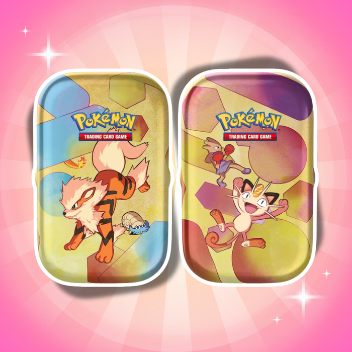 1x Pokémon Karmesin & Purpur 151 Mini Tin Deutsch  – Zufälliges Design