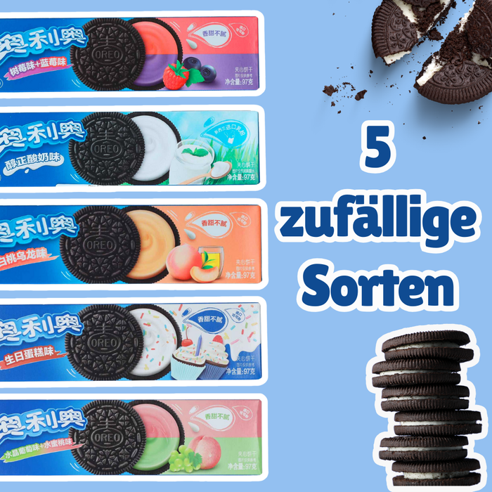 Oreo Cookies Chinesische Version – 5 zufällige Sorten pro Packung