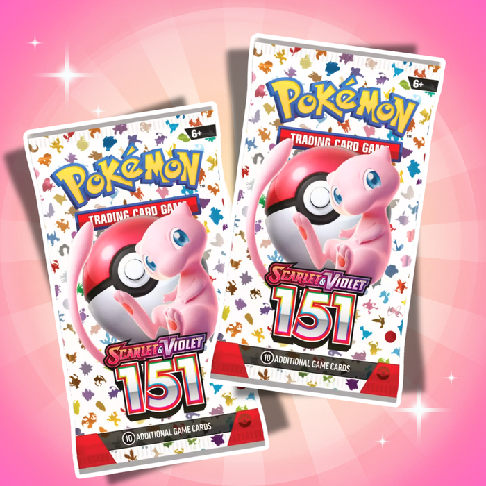 1x Pokémon Karmesin & Purpur 151 Mini Tin Englisch  – Zufälliges Design