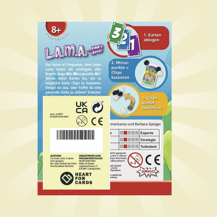 L.A.M.A – Das kultige Ablegespiel für Kinder & Familien – AMIGO Spiele