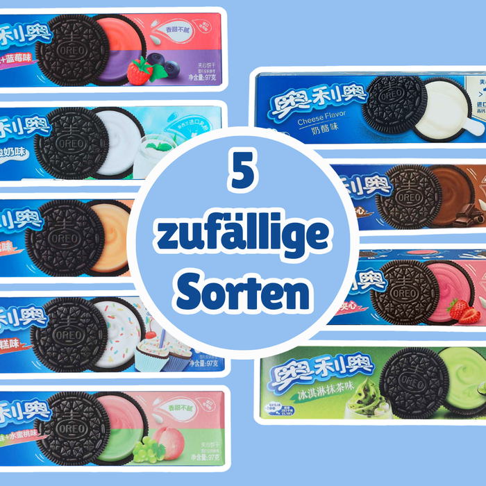 Oreo Cookies Chinesische Version – 5 zufällige Sorten pro Packung