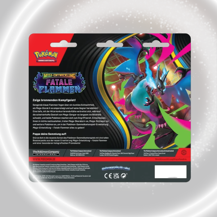 Pokémon Fatale Flammen 3er Blister – Snibunna Sammelkarte Set für Spieler und Sammler
