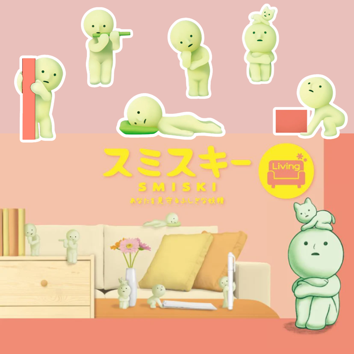 Original Smiski Living-Serie – Leuchtende Sammelfigur Blindbox