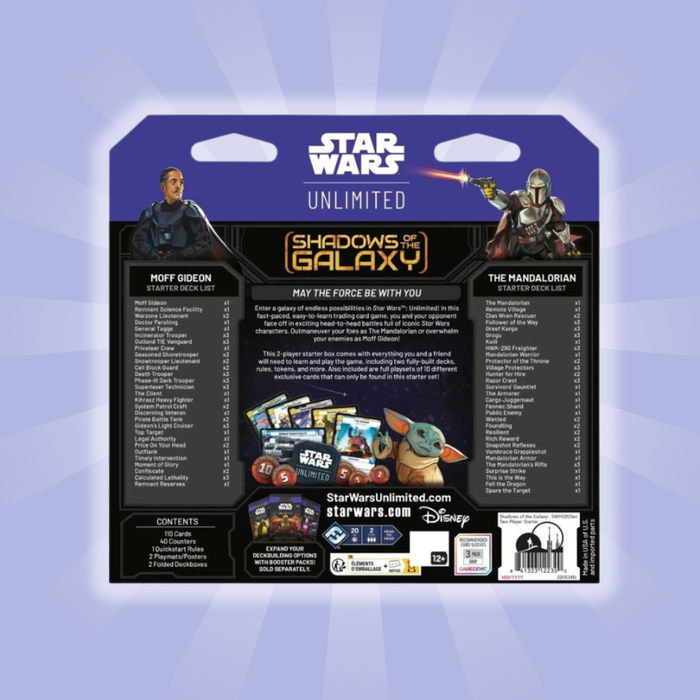 Star Wars: Unlimited – Shadows of the Galaxy – Two-Player – Starter-Deck(Englisch)