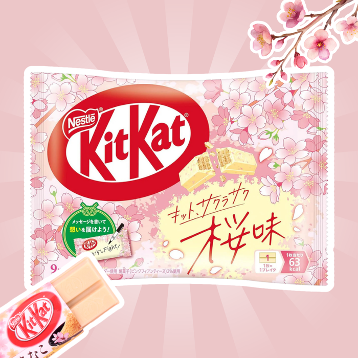KitKat Sakura – Japanische Kirschblüten-Edition – 81,2 g