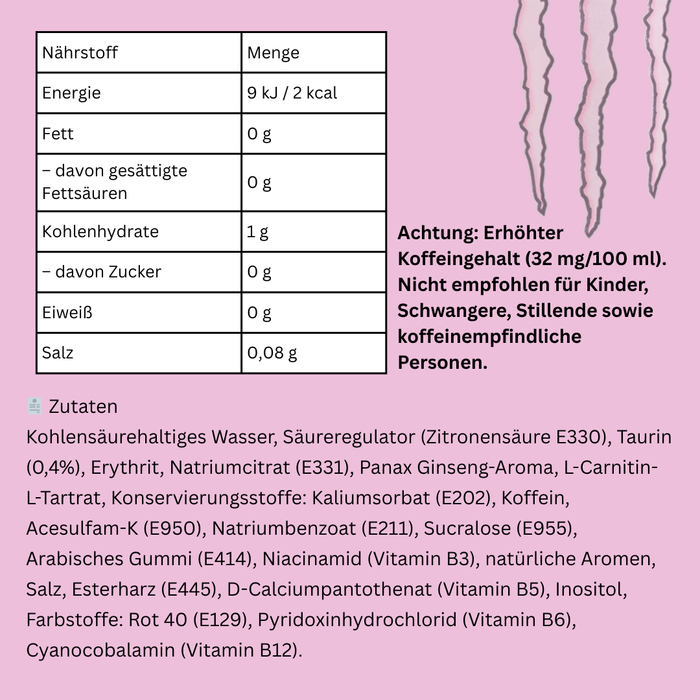 12x Monster Energy Ultra Fantasy Ruby Red – 500 ml Dose | Zuckerfreier Energy Drink mit Beeren-Geschmack