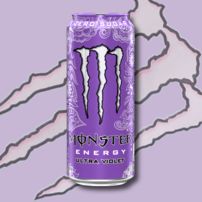12x Monster Energy Ultra Violet Zero Sugar – Koffeinhaltiges Erfrischungsgetränk | 12x500 ml