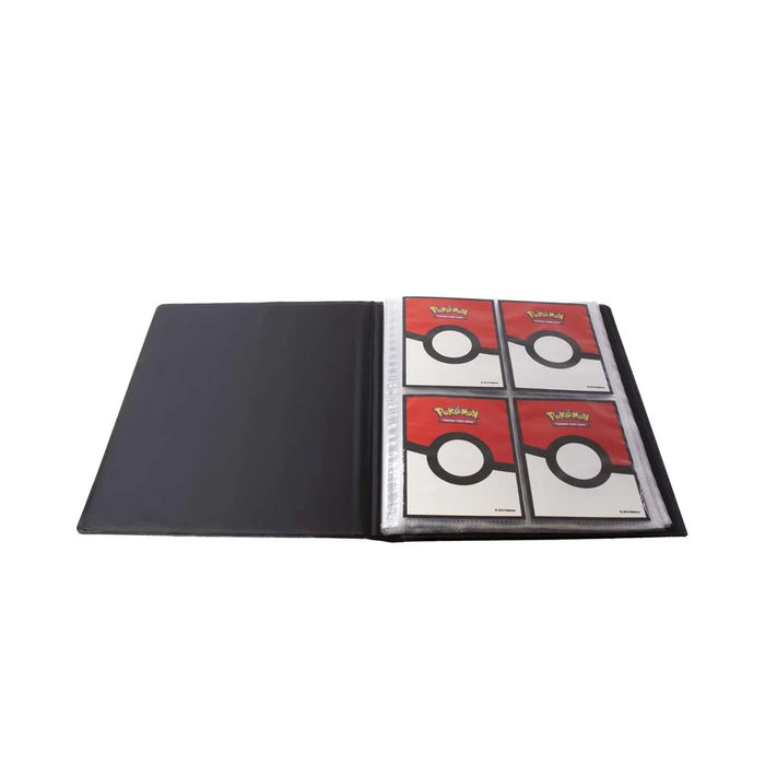 Ultra PRO Pokemon TCG Pitch Black Dunkelnacht 4-Pocket Portfolio – Sammelalbum für Pokémon TCG