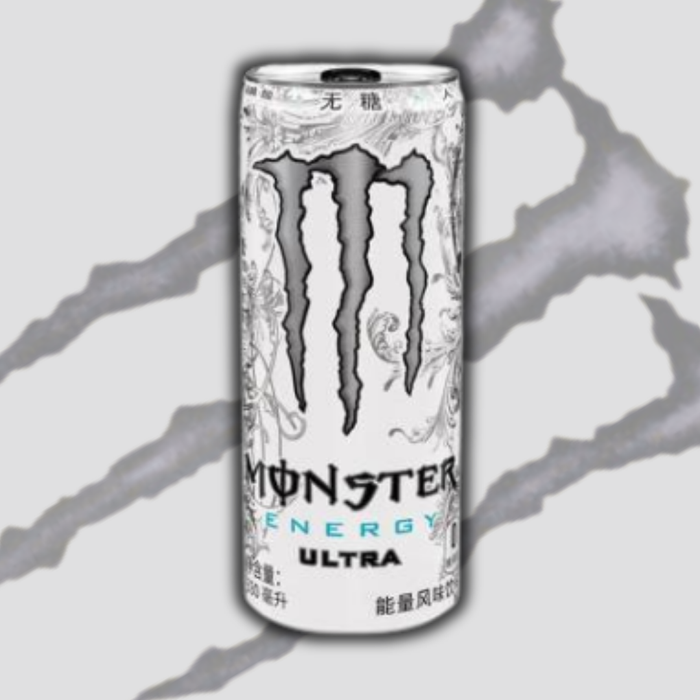 12x Monster Energy Ultra White – Zero Sugar Energy Drink, 12x330ml (China Edition)