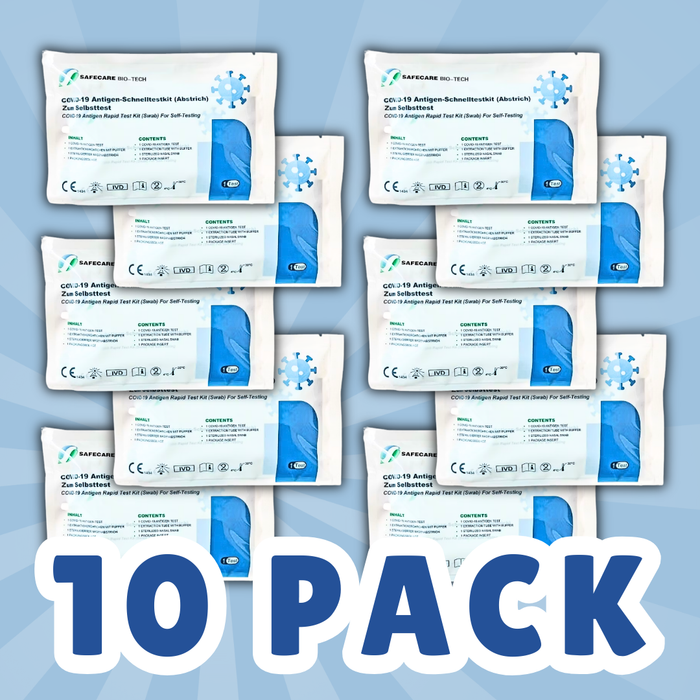 10x Safecare BIO-TECH COVID-19 & Antigen 01/2026 Nasal Schnelltest Rapid Test - Laien Covit Nasal