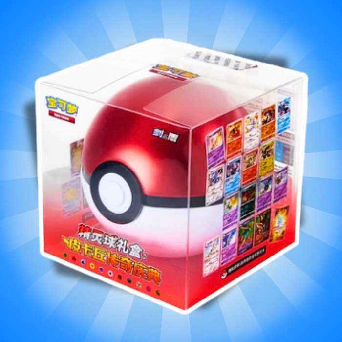 Pokémon Celebration Pokéball / Superball Geschenkbox Chinesisch – Zufällige Farbe Rot oder Blau