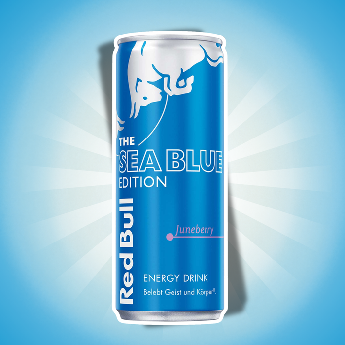 24x Red Bull Blue Edition Juneberry Energy Drink mit fruchtigem Juneberry-Geschmack | 24 × 250 ml