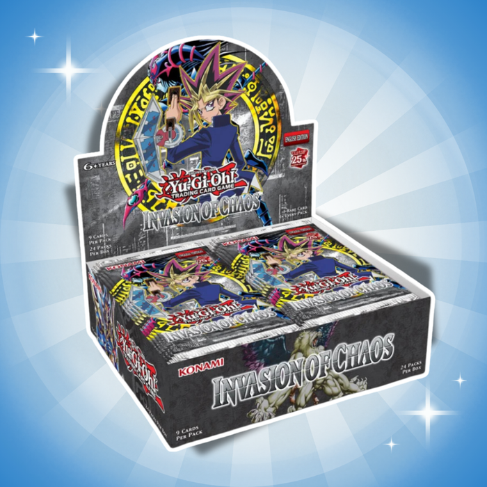 Yu-Gi-Oh! Invasion of Chaos 25th Anniversary Edition Booster Display – Englisch