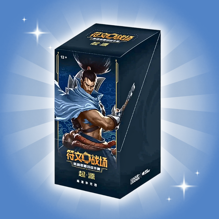 Riftbound Origins Slim Booster Box – Chinesische Version | 24 Boosterpacks | 5 Karten pro Pack