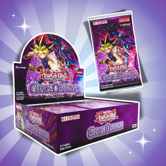 Yu-Gi-Oh! Chaos Origins Booster Display Deutsch – 24 Booster (1. Auflage)