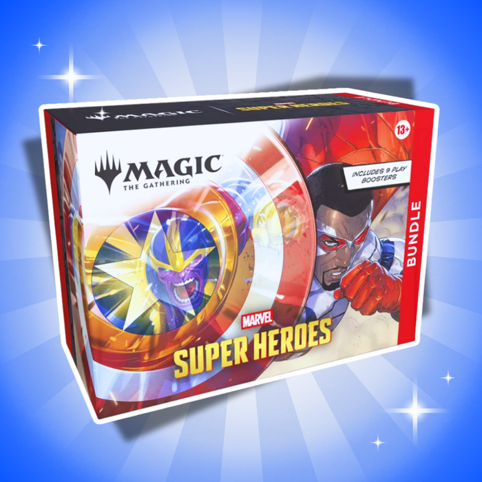Magic: The Gathering Marvel Super Heroes Bundle Englisch – Fat Pack mit 9 Play-Boostern