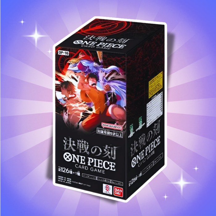 One Piece Card Game OP-16 The Time of the Battle Booster Display Japanisch – 24 Booster Packs