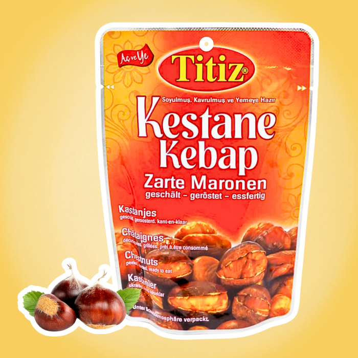 Kestane Kebap Zarte Maronen – Esskastanien verzehrfertig – 125 g
