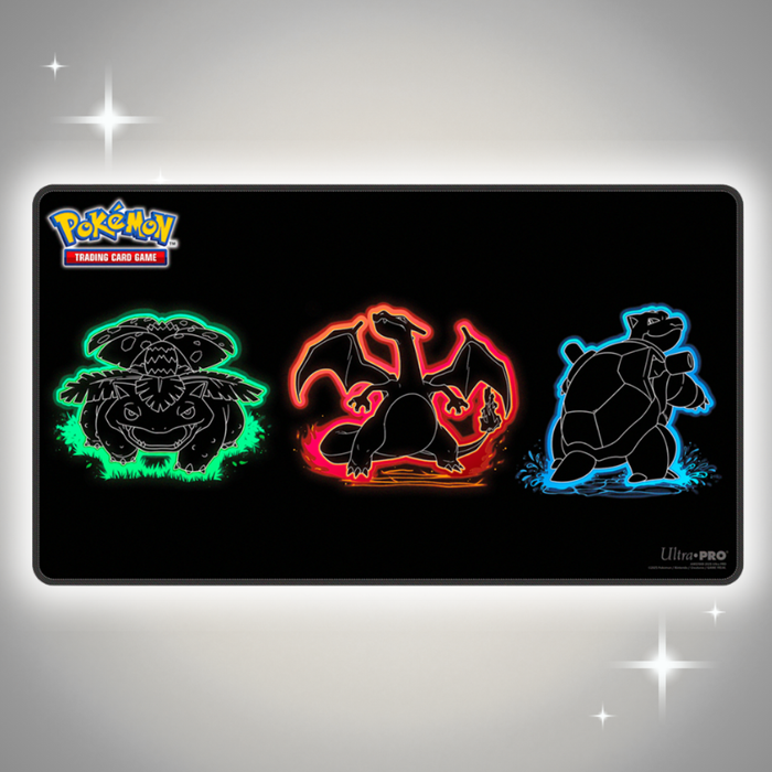 Ultra Pro – Neon Kanto Foil Playmat | Pokémon TCG | Oversized Mousepad
