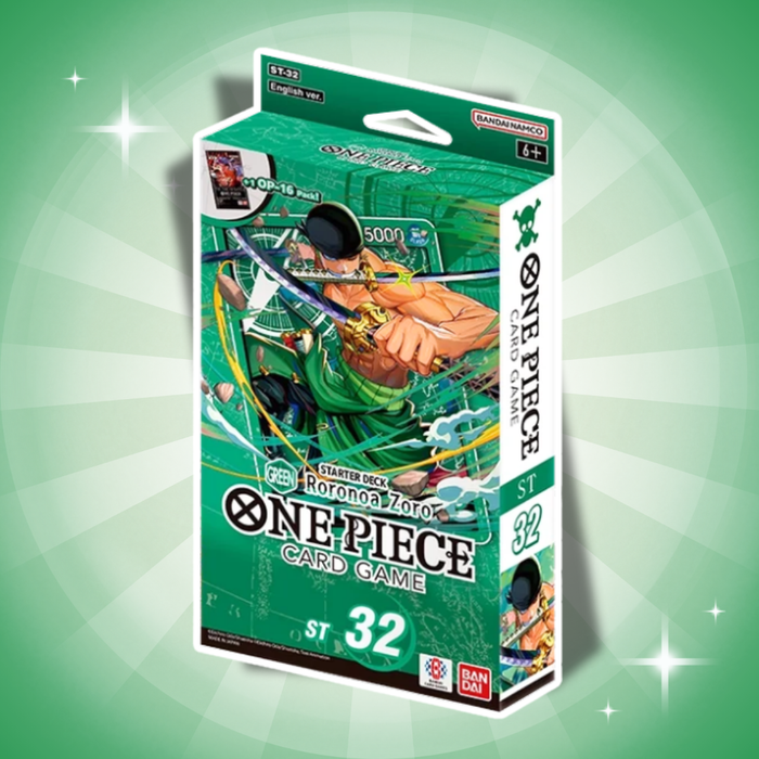 One Piece Card Game ST-32 Starter Deck Englisch – 51 Karten + OP-16 Booster Pack