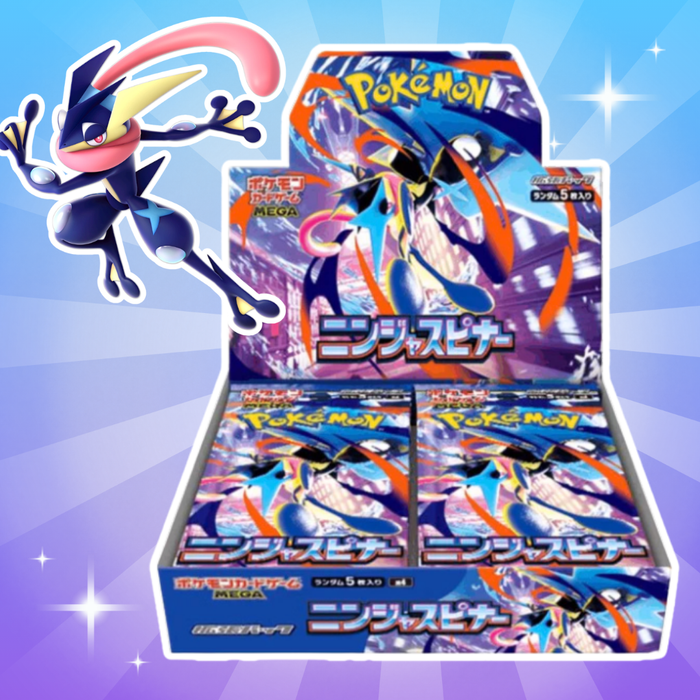 Pokémon Ninja Spinner – Japanese Booster Display | 30 Booster Packs | JPN