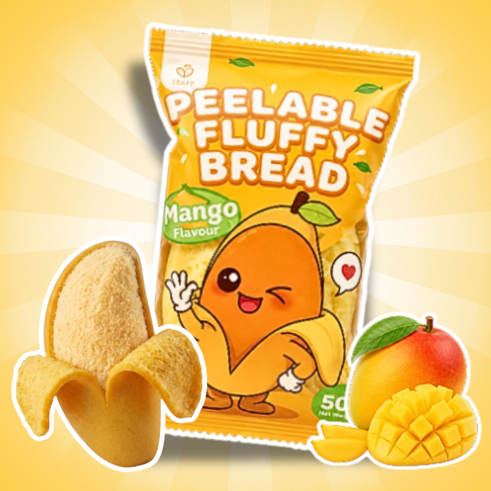 Peelable Fluffy Bread mit Mango-Füllung – Weiches Hefebrot mit fruchtigem Mango-Geschmack 50 g
