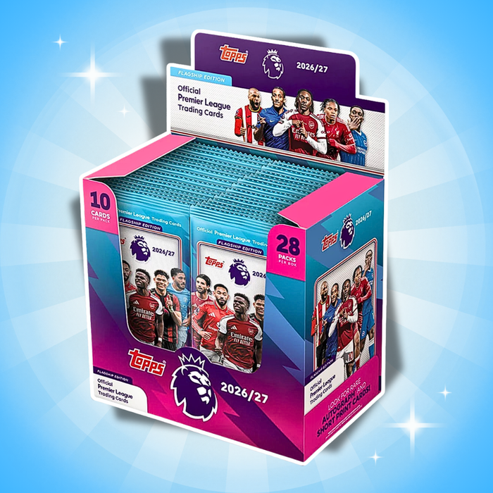 Topps Flagship Premier League Trading Cards 2026/2027 Display – 28 Booster mit je 10 Karten