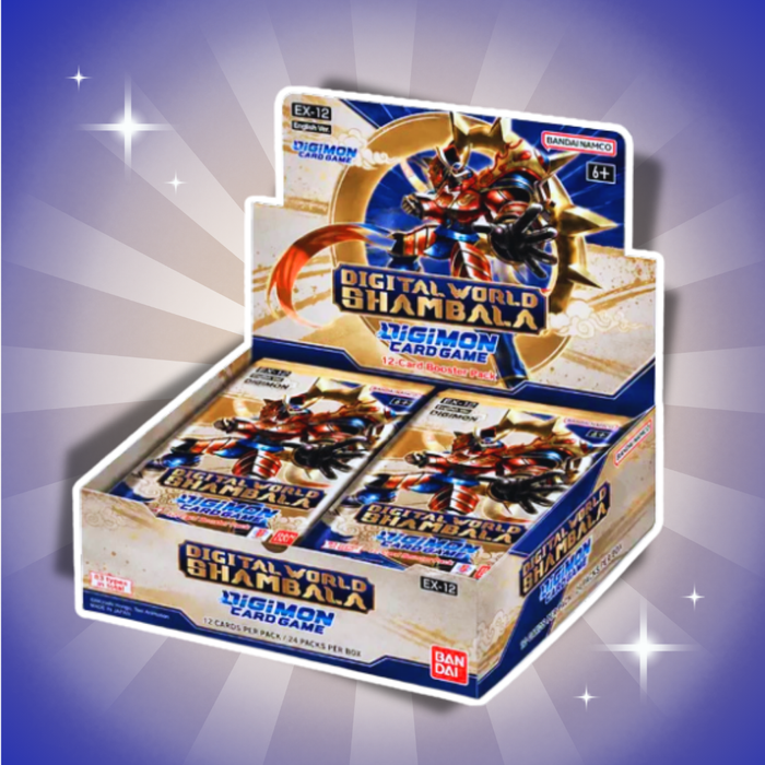 Digimon Card Game EX-12 Digital World Shambala Booster Display Englisch – 24 Booster Packs