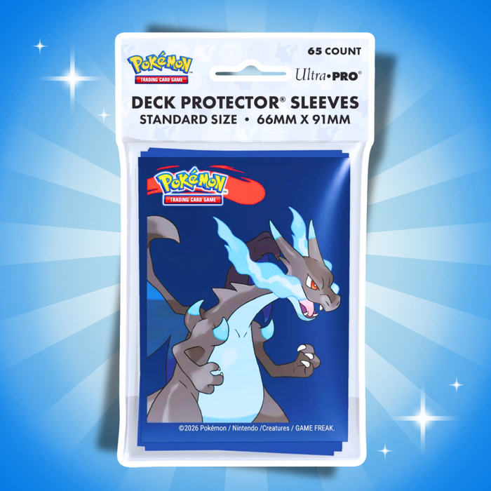 Ultra PRO Mega Charizard X Deck Protector Sleeves – 65 Kartenhüllen für Pokémon TCG