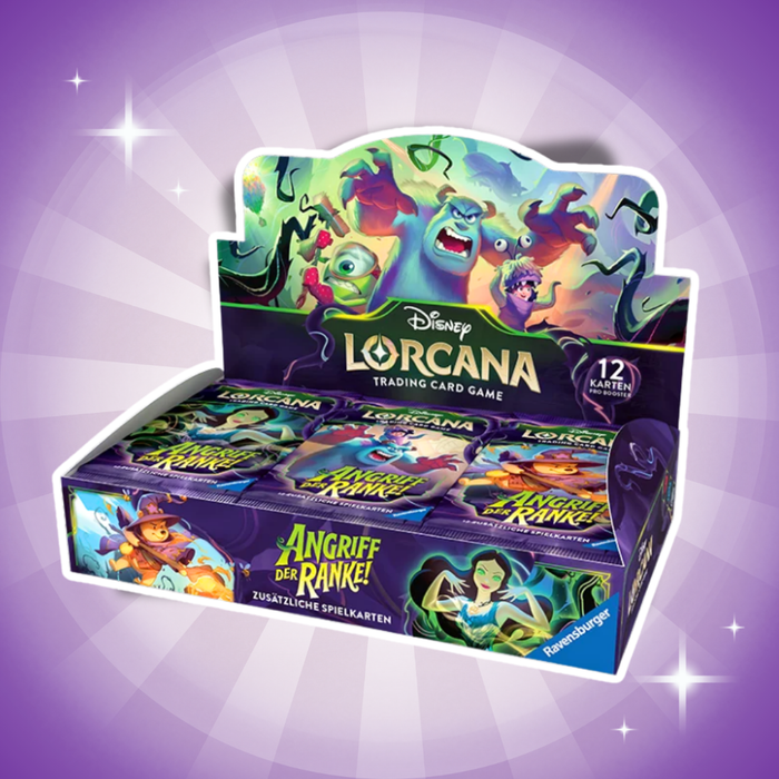 Disney Lorcana Set 13 Angriff der Ranke! Booster Box Display Deutsch – 24 Boosterpacks