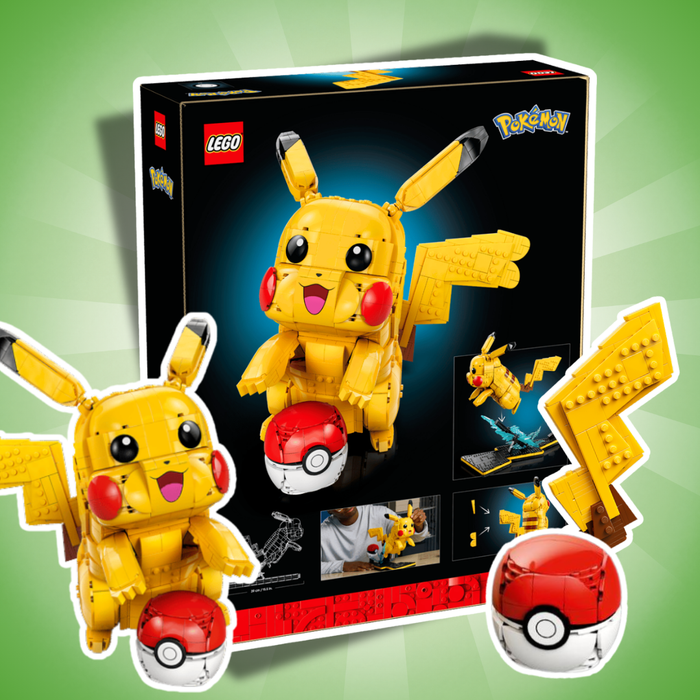 LEGO Pokémon Pikachu & Pokéball #72152 Bau- und Ausstellungsset für Erwachsene – 2050 Teile, Display Modell, Gaming Deko