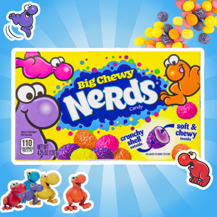 Nerds Big Chewy Theater Box 120 g – Fruchtige Kaubonbons
