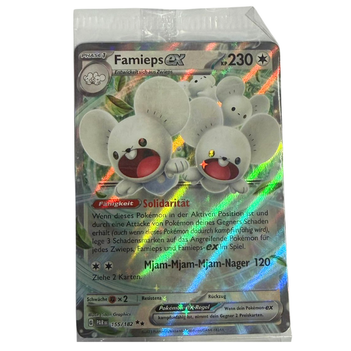 Famieps ex 155/182 | Deutsch | Ultra Rare | Karmesin & Purpur | Original Pokémon Karte