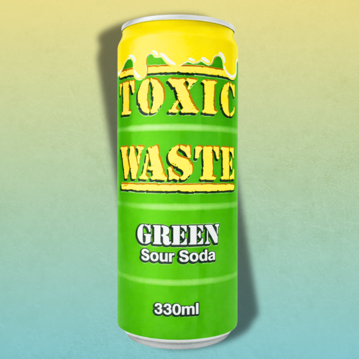 1× Toxic Waste Green Sour Soda – 330 ml – Extra saure Limonade
