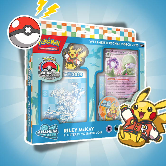 Pokémon Weltmeisterschaftsdeck 2025 Deutsch – 1 Deck (Zufällige Auswahl aus 4 Varianten)