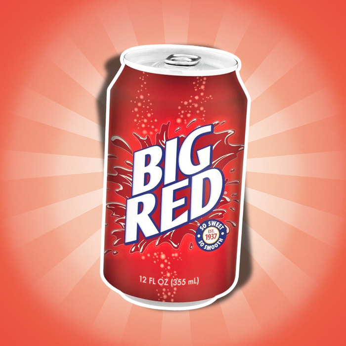 1x Big Red Soda Erfrischungsgetränk, 1x355ml