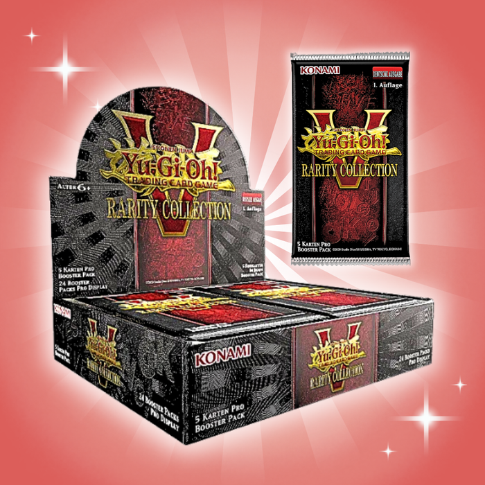 Yu-Gi-Oh! Rarity Collection 5 Booster Display Deutsch – 24 Boosterpacks, je 5 Karten