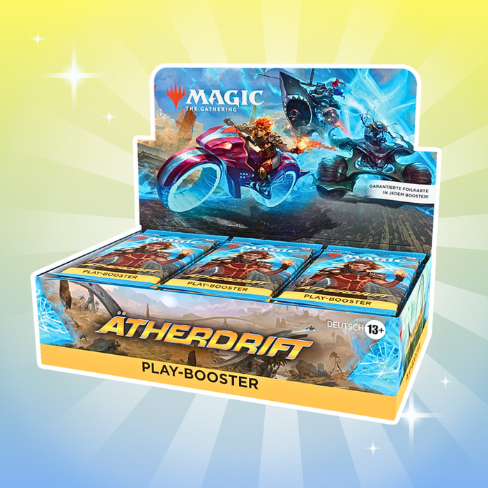 Magic: The Gathering Ätherdrift Play Booster Display Deutsch – 30 Boosterpacks, je 14 Karten, MTG Sammelkartenspiel Box