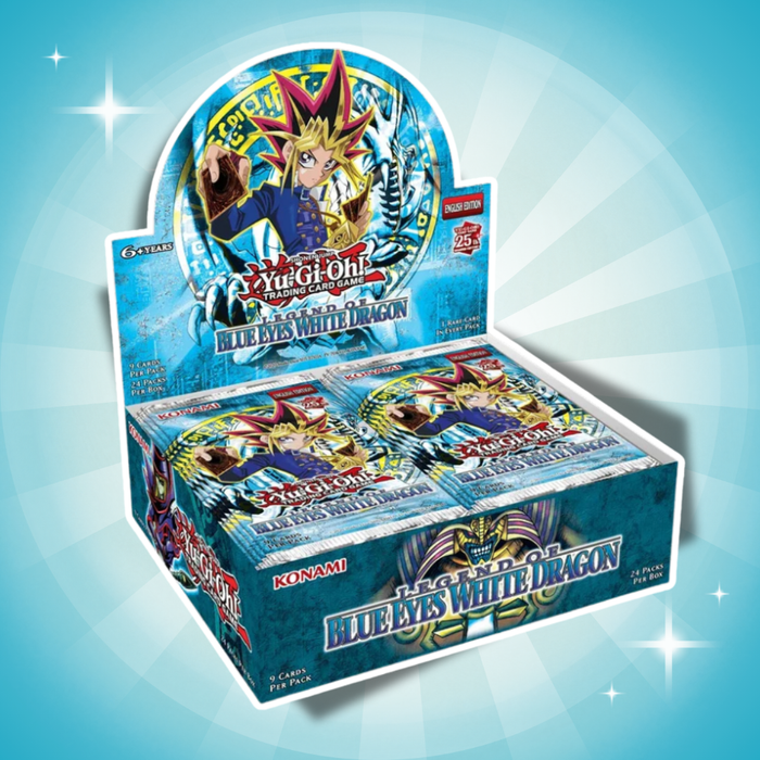 Yu-Gi-Oh! Legend of Blue-Eyes White Dragon 25th Anniversary Edition Booster Display – Englisch