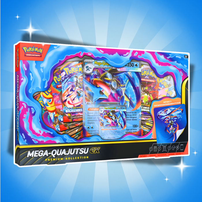 Pokémon Mega-Quajutsu-ex Premium-Kollektion Deutsch