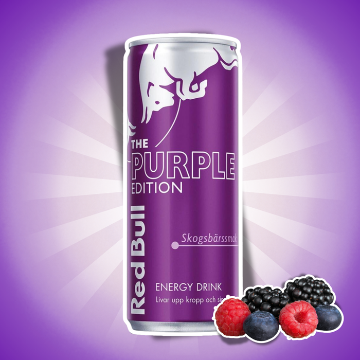 Red Bull Purple Edition Skogsbärssmak Energy Drink mit Waldbeeren-Geschmack 250 ml
