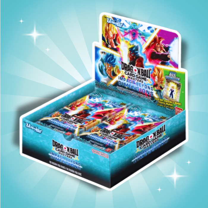 Dragon Ball Super Card Game Impact Beyond Dimension Booster Display Englisch – 24 Booster Packs