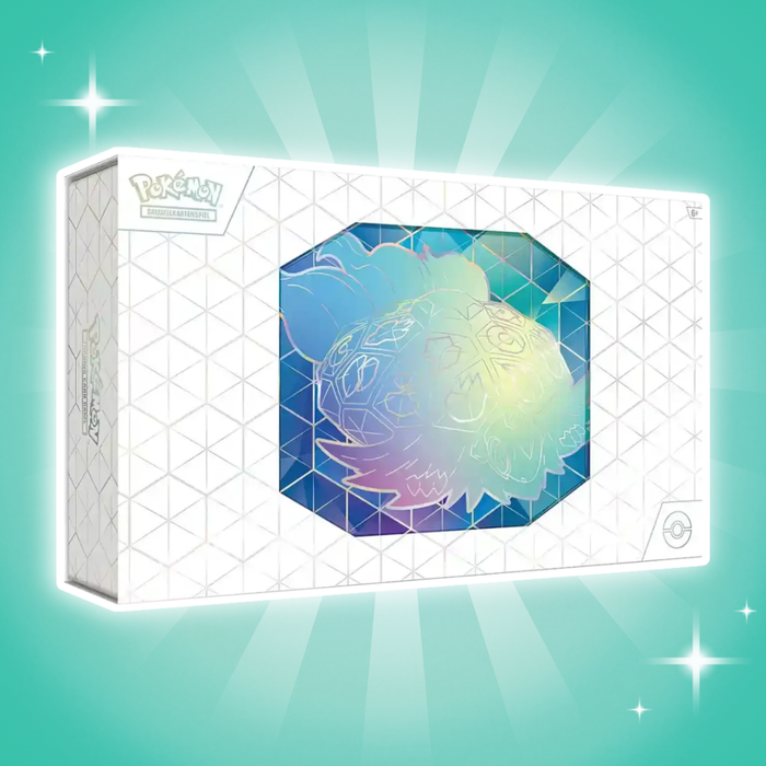 Pokémon Terapagos ex Ultra Premium Kollektion Deutsch – 18 Boosterpacks, 3 Promo Karten, Spielmatte & Zubehör, Scarlet & Violet