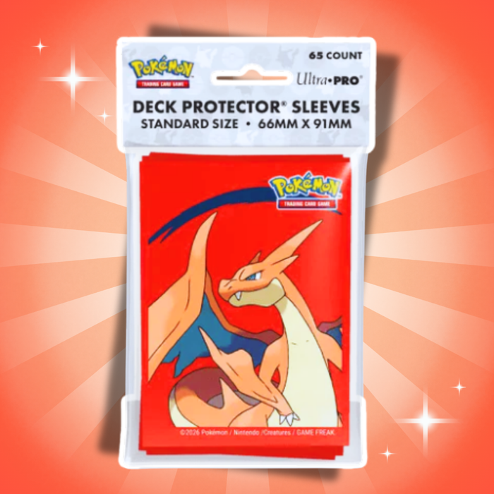 Ultra PRO Mega Charizard Y Deck Protector Sleeves – 65 Kartenhüllen für Pokémon TCG