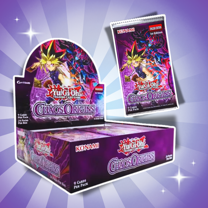 Yu-Gi-Oh! Chaos Origins Booster Display Englisch – 24 Booster (1st Edition)