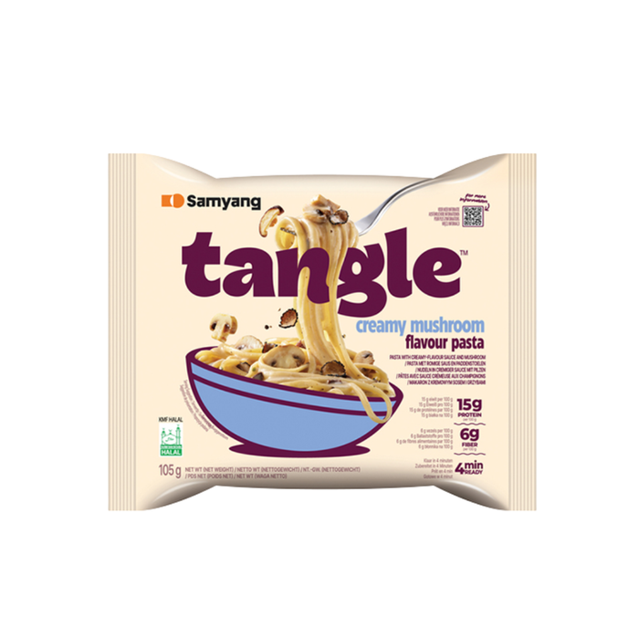 Samyang Tangle Ramen 4er Set – Bulgogi Sauce, Pilze, Tomatensauce & Knoblauchöl | Je 100 / 105 g | Halal zertifiziert | Instant-Nudeln im Vielfaltspack