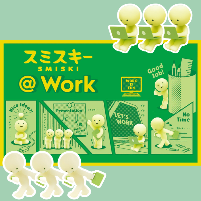 Original  Smiski @work-Serie – Leuchtende Sammelfigur Blindbox
